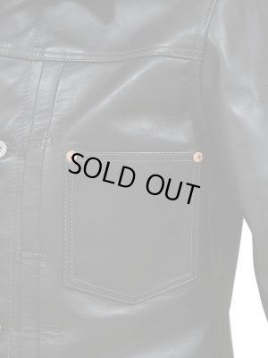 画像8: 【 LUA×Y'2 LEATHER（ルア×ワイツーレザー） 】 　Lua別注ホースハイド Gジャン ( 1st 大戦モデル ) [ 丘染めホースライト（茶芯） ]　[ Lot.16 ]