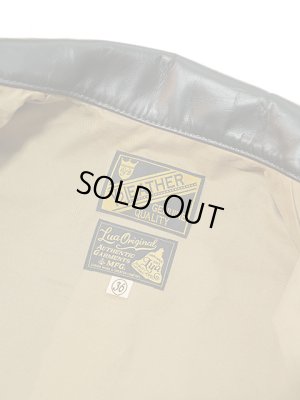 画像13: 【 LUA×Y'2 LEATHER（ルア×ワイツーレザー） 】 　Lua別注ホースハイド Gジャン ( 1st 大戦モデル ) [ 丘染めホースライト（茶芯） ]　[ Lot.16 ]