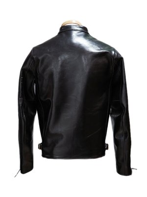 画像4: 【 Y'2 LEATHER（ワイツーレザー） 】 ヴィンテージホースダブルライダースジャケット [ 馬革（茶芯） ] 