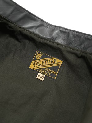 画像13: 【 限定モデル 】 【 Y'2 LEATHER（ワイツーレザー） 】　ヴィンテージホースライトシングルライダースジャケット [ Vintage Horse Light ] [ GRAY ]
