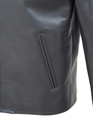 画像8: 【 限定モデル 】 【 Y'2 LEATHER（ワイツーレザー） 】　ヴィンテージホースライトシングルライダースジャケット [ Vintage Horse Light ] [ GRAY ]