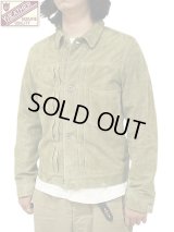 【 限定モデル 】 【 Y'2 LEATHER（ワイツーレザー） 】　ホーススエードGジャン1st 大戦モデル [ Horse Roughout ] [ KHAKI ]