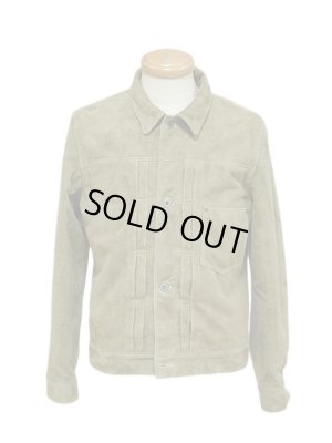 画像3: 【 限定モデル 】 【 Y'2 LEATHER（ワイツーレザー） 】　ホーススエードGジャン1st 大戦モデル [ Horse Roughout ] [ KHAKI ]