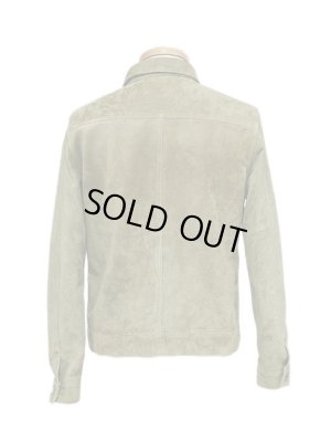 画像4: 【 限定モデル 】 【 Y'2 LEATHER（ワイツーレザー） 】　ホーススエードGジャン1st 大戦モデル [ Horse Roughout ] [ KHAKI ]