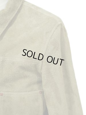 画像6: 【 限定モデル 】 【 Y'2 LEATHER（ワイツーレザー） 】　ホーススエードGジャン1st 大戦モデル [ Horse Roughout ] [ KHAKI ]