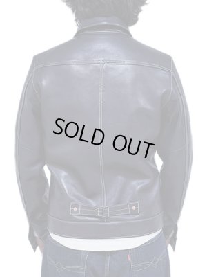 画像3: 【 Lua × Y'2 LEATHER（ルア × ワイツーレザー） 】 【 Lua別注 】 1st Type Leather Jacket [ WW2 Model ] ( 大戦モデル ) [ Indigo Horse ] [ Lot.20 ] [ LUA LIMITED EDITION ]