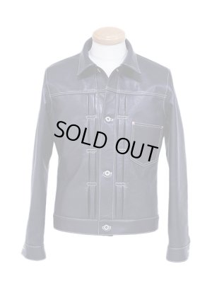 画像4: 【 Lua × Y'2 LEATHER（ルア × ワイツーレザー） 】 【 Lua別注 】 1st Type Leather Jacket [ WW2 Model ] ( 大戦モデル ) [ Indigo Horse ] [ Lot.20 ] [ LUA LIMITED EDITION ]