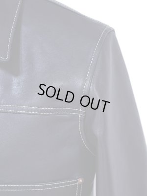 画像7: 【 Lua × Y'2 LEATHER（ルア × ワイツーレザー） 】 【 Lua別注 】 1st Type Leather Jacket [ WW2 Model ] ( 大戦モデル ) [ Indigo Horse ] [ Lot.20 ] [ LUA LIMITED EDITION ]