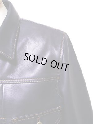 画像6: 【 Y'2 LEATHER（ワイツーレザー） 】　インディゴホースGジャン2ndタイプジャケット　[ 馬革 ] [ インディゴ染め ] 