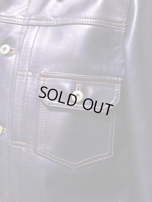 画像7: 【 Y'2 LEATHER（ワイツーレザー） 】　インディゴホースGジャン2ndタイプジャケット　[ 馬革 ] [ インディゴ染め ] 