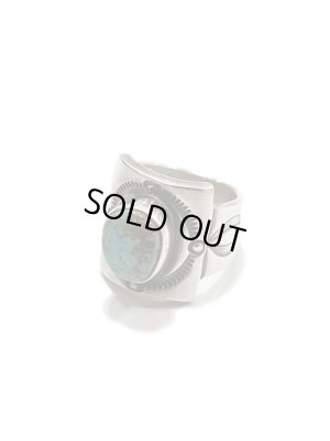 画像1: 【 Herman Vandever（ハーマンバンデバー） 】シールドリング [ Shield Ring ] [ Turquoise MT ] [ 21号 ]