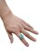 画像4: 【 Indian Jewelry（インディアン ジュエリー） 】 ターコイズリング [ Navajo Silver Ring ] [ Kingman Turquois ( キングマンターコイズ ) ] [ 17号 ] (4)