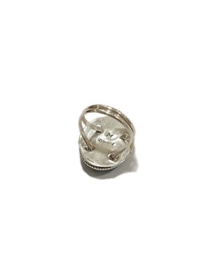 画像2: 【 Indian Jewelry（インディアン ジュエリー） 】 ターコイズリング [ Navajo Silver Ring ] [ Kingman Turquois ( キングマンターコイズ ) ] [ 17号 ]