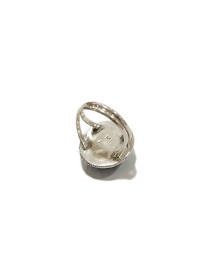 画像2: 【 Indian Jewelry（インディアン ジュエリー） 】 ターコイズリング [ Navajo Silver Ring ] [ Kingman Turquois ( キングマンターコイズ ) ] [ 19号 ]