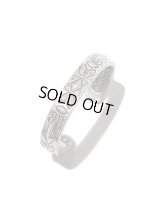 画像4: 【 RAY ADAKAI（レイアダカイ） 】 ダブルスタンプシルバーバングル