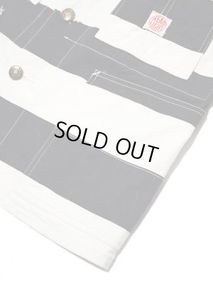 画像5: 【Indian Motorcycle x HEAD LIGHT (インディアンモーターサイクル x ヘッドライト) 】 【9oz. 】 ツイルボーダーカバーオール [ Twill Border Work Jacket ]