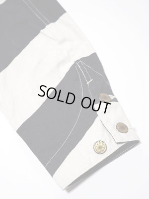 画像6: 【Indian Motorcycle x HEAD LIGHT (インディアンモーターサイクル x ヘッドライト) 】 【9oz. 】 ツイルボーダーカバーオール [ Twill Border Work Jacket ]