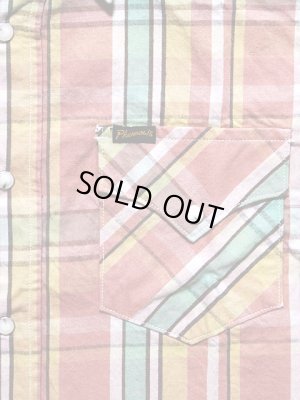画像5: 【 Pherrow's（フェローズ） 】 チェックウエスタンシャツ　[ Check Western Shirts ] [ PINK ]