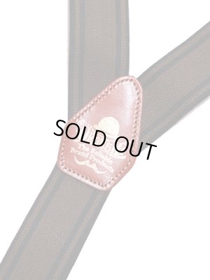 画像2: 【 ORGUEIL（オルゲイユ） 】 クラシックスタイルサスペンダー [ CLASSIC STYLE SUSPENDER ] [ 35mm ] [ BROWN ]