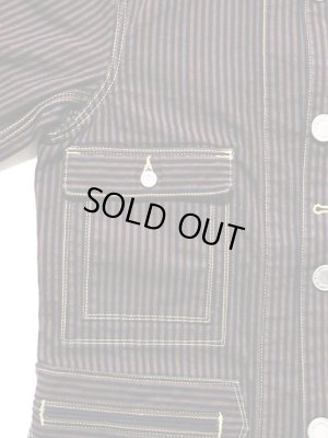 画像4: 【 JELADO（ジェラード） 】　Raider Coat　[ BROWN HICKORY ]　[ PIRATE OF BLUE DYE ]　店舗限定