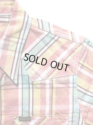 画像4: 【 Pherrow's（フェローズ） 】 チェックウエスタンシャツ　[ Check Western Shirts ] [ PINK ]