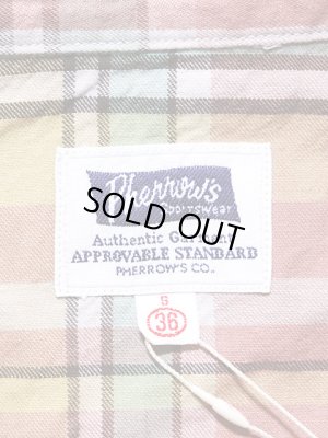 画像10: 【 Pherrow's（フェローズ） 】 チェックウエスタンシャツ　[ Check Western Shirts ] [ PINK ]