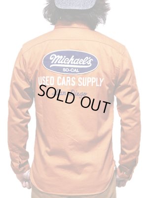 画像2: 【 Pherrow's（フェローズ） 】 カスタムワークシャツ [ MICHAELS ] [ REDBROWN ]