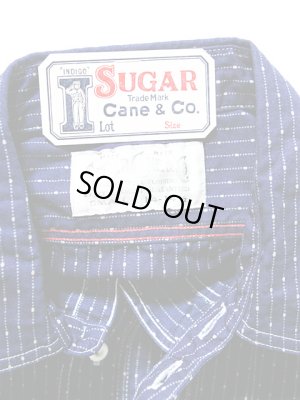 画像10: 【 SUGAR CANE（シュガーケン） 】 【 4.5oz. 】INDIGO DOT STRIPE WORK SHIRT [ FICTION ROMANCE ] インディゴドットストライプワークシャツ