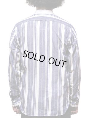 画像2: 【 JELADO（ジェラード） 】　ストライプバンドカラーシャツ　[ Ellis ]　[ INDIGO ]