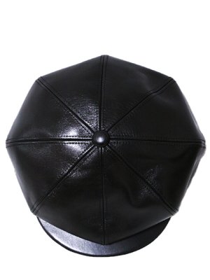 画像2: 【 Y'2 LEATHER（ワイツーレザー） 】  アニリンホースキャスケット [ 馬革 ] [ BLACK ] 再入荷！