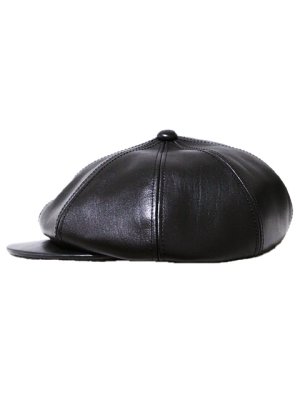 画像3: 【 Y'2 LEATHER（ワイツーレザー） 】  アニリンホースキャスケット [ 馬革 ] [ BLACK ] 再入荷！