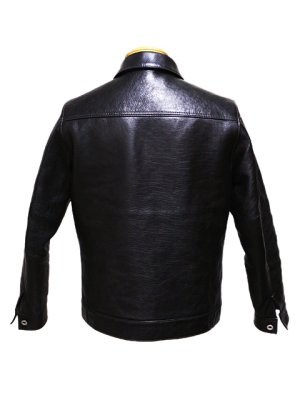 画像18: 【 Y'2 LEATHER（ワイツーレザー） 】　Horse Hide 1st Type Jacket [ Eco Horse ] [ BLACK ] [ 馬革 ]