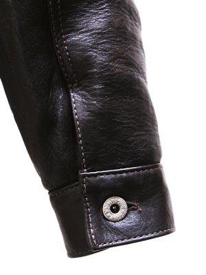 画像26: 【 Y'2 LEATHER（ワイツーレザー） 】　Horse Hide 1st Type Jacket [ Eco Horse ] [ BLACK ] [ 馬革 ]