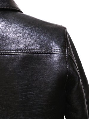 画像25: 【 Y'2 LEATHER（ワイツーレザー） 】　Horse Hide 1st Type Jacket [ Eco Horse ] [ BLACK ] [ 馬革 ]