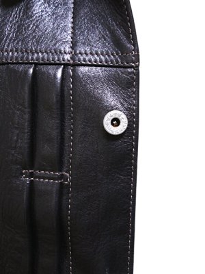 画像23: 【 Y'2 LEATHER（ワイツーレザー） 】　Horse Hide 1st Type Jacket [ Eco Horse ] [ BLACK ] [ 馬革 ]