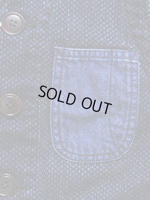 画像4: 【STUDIO D'ARTISAN（ステュディオダルチザン） 】 刺し子ベスト[ INDIGO SASIKO USED WASH ]