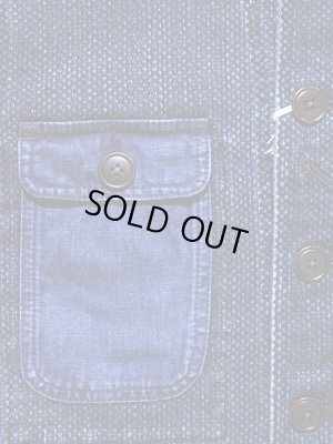 画像5: 【STUDIO D'ARTISAN（ステュディオダルチザン） 】 刺し子ショールカラージャケット [ INDIGO SASIKO USED WASH ]