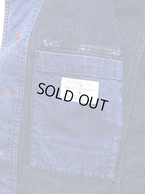 画像9: 【STUDIO D'ARTISAN（ステュディオダルチザン） 】 刺し子ショールカラージャケット [ INDIGO SASIKO USED WASH ]