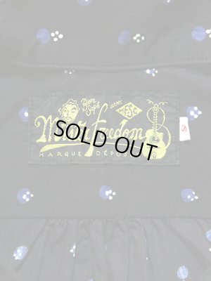 画像12: 【 SUGAR CANE×Mister Freedom（シュガーケン×ミスターフリーダム） 】 【4oz.】インデイゴドットプリントシャツ [ 4oz. INDIGO PRINT LIQUETTE "TZIGANE" ] [ GIPSY BLUES ]