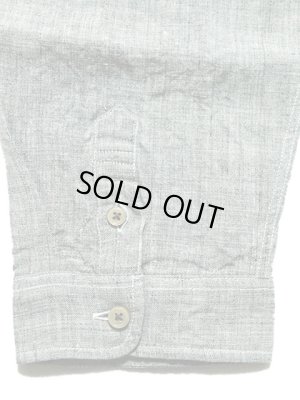 画像6: 【 Pherrow's（フェローズ） 】 七分袖リネンバンドカラーシャツ  [3/4 SLEEVE Band Coller SHIRT]