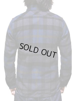 画像2:  【 UES（ウエス） 】 先染めエクストラヘビーチェックネルシャツ [NAVY]