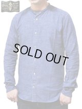 【 ORGUEIL（オルゲイユ） 】 シャンブレーバンドカラーシャツ [ Shambray Band Collar Shirt ]