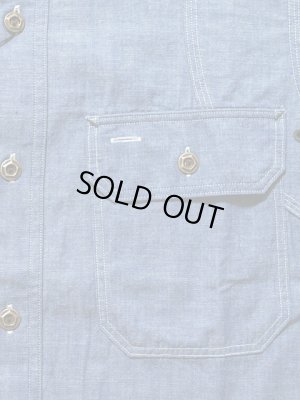 画像4: 【 JELADO（ジェラード） 】 半袖インディゴシャンブレーワークシャツ [ Ventilation Work Shirts ]