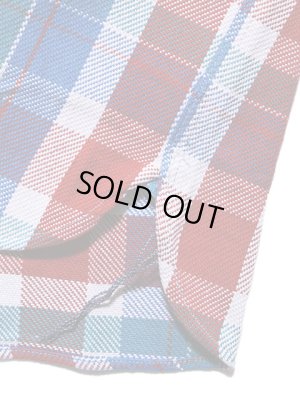 画像6: 【 Pherrow's（フェローズ） 】 ヘビーウェイトフランネルチェックシャツ  [ レッド×サックス ]