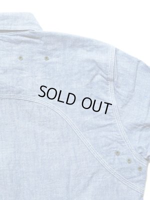 画像8: 【 JELADO（ジェラード） 】 半袖インディゴシャンブレーワークシャツ [ Ventilation Work Shirts ]