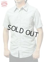 【 UES（ウエス） 】 半袖インディゴストライプワークシャツ [ Short Sleeve Work Shirt ] 