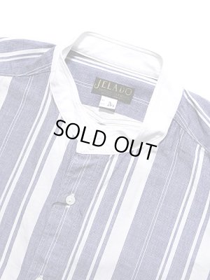 画像3: 【 JELADO（ジェラード） 】　ストライプバンドカラーシャツ　[ Ellis ]　[ INDIGO ]