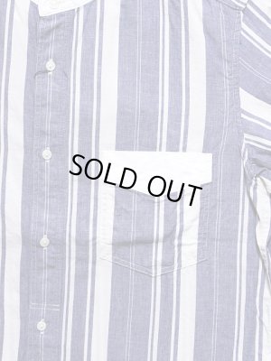 画像4: 【 JELADO（ジェラード） 】　ストライプバンドカラーシャツ　[ Ellis ]　[ INDIGO ]