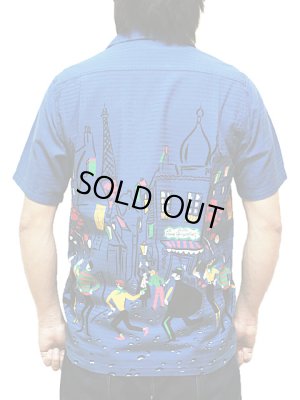 画像2: 【 STAR OF HOLLYWOOD（スターオブハリウッド） 】 半袖ドビーコットンオープンカラーシャツ S/S DOBBY COTTON OPEN SHIRTS [ PARIS ]