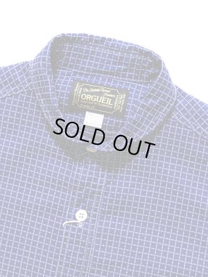 画像3: 【 ORGUEIL（オルゲイユ） 】　七分袖インディゴウォバッシュショールカラーシャツ　[ SHAWL COLLAR SHIRTS ]
